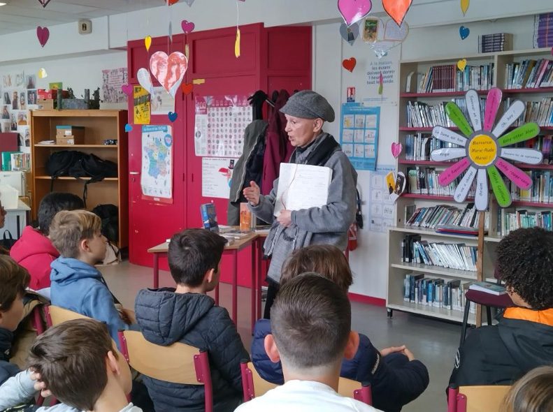 Visite de Marie-Aude MURAIL au collège